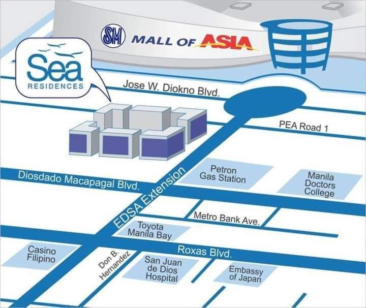 Sea Residences Homey Condo By Dnj Pasay Exterior foto